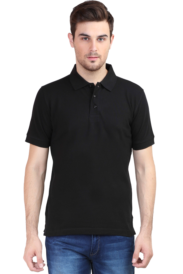 Male Polo Half Sleeve BLACK | POLO T-SHIRT | male-polo-half-sleeve-black