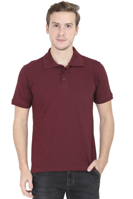 Male Polo Half Sleeve MAROON | POLO T-SHIRT | male-polo-half-sleeve-maroon