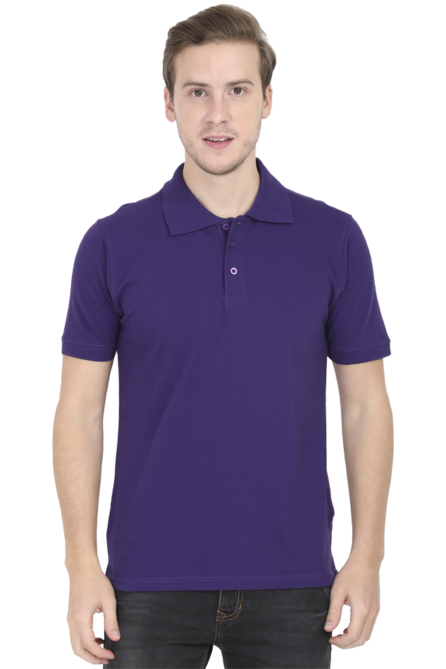 Male Polo Half Sleeve PURPLE | POLO T-SHIRT | male-polo-half-sleeve-purple-1