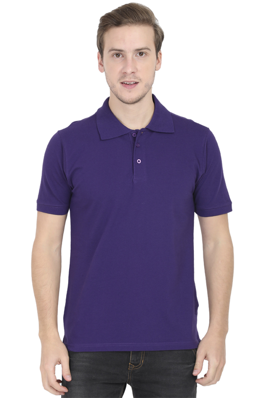 Male Polo Half Sleeve PURPLE | POLO T-SHIRT | male-polo-half-sleeve-purple-1