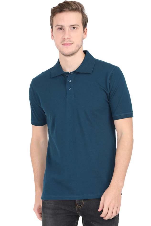 Male Polo Half Sleeve Blue | Polo T-Shirt | male-polo-half-sleeve-blue